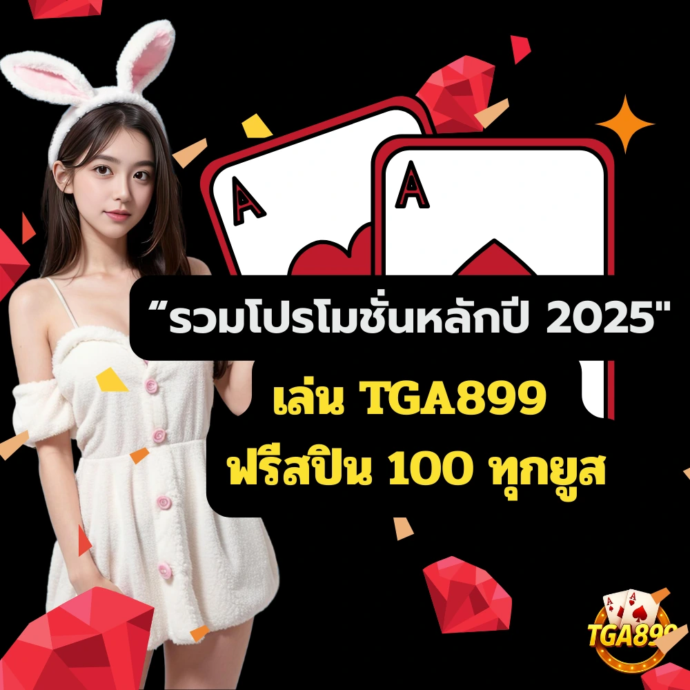 TGA899 ฟรีสปิน 100 ทุกยูส