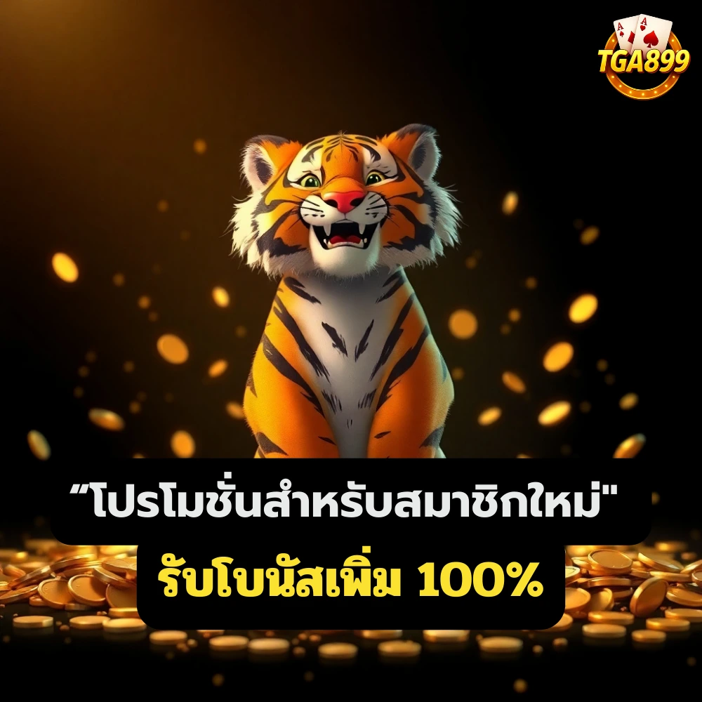 สมาชิกใหม่โบนัส 100 TGA899