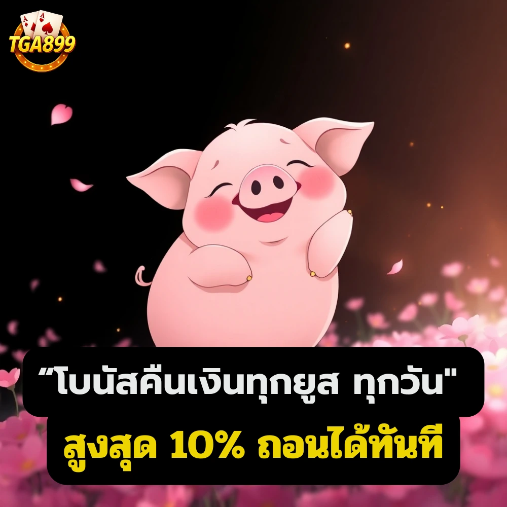 โบนัสคืนเงินทุกยูส ทุกวัน